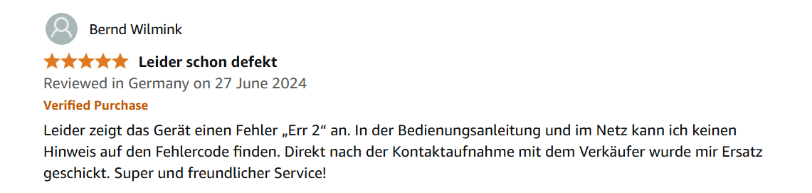 Kundenbewertung 10